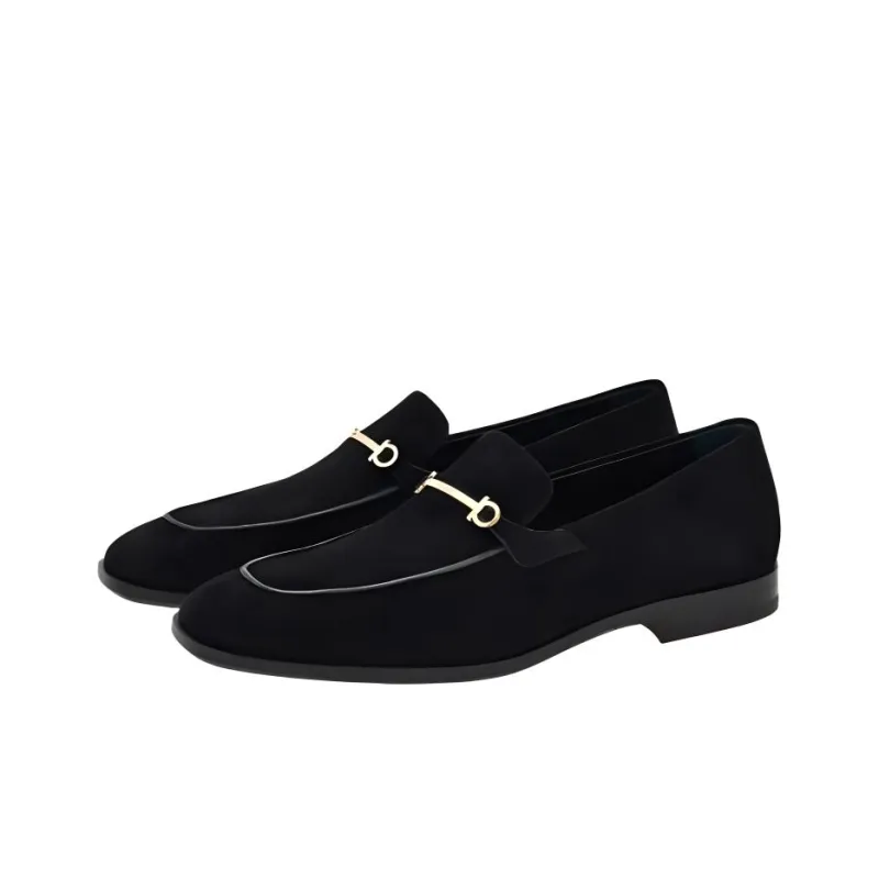 Ferragamo Loafers Men Black-2
