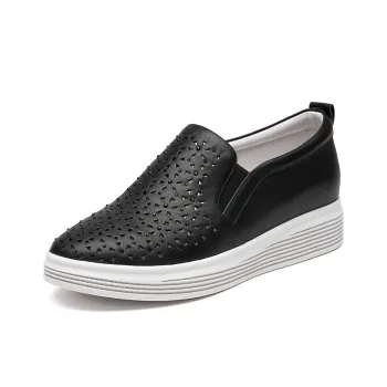 DG Wear-Resistant Lightweight Height Increasing Low-Top Casual Shoes 5cm Women's