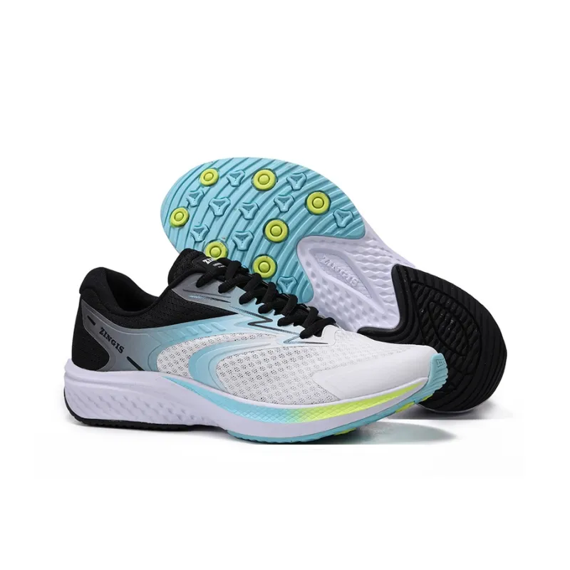 ZINGIS Wind Speed Generation 4 Pro Slip Resistant Breathable Mid Top Training Shoes Unisex Starry White-3
