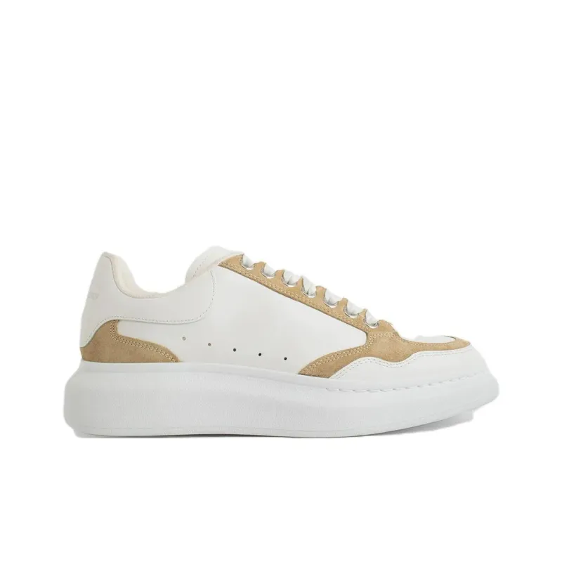 Alexander McQueen Oversized Low Top Skateboard Shoes Men's White-1