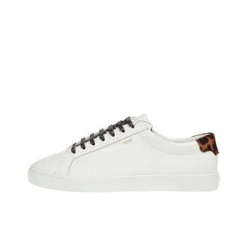 SAINT LAURENT Stylish Skateboarding Shoes Women's White
