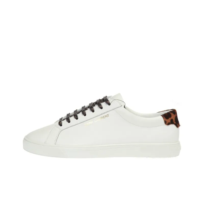 SAINT LAURENT Stylish Skateboarding Shoes Women's White-0