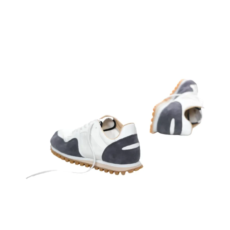 SPALWART Marathon Trail Slip Resistant Low Top Casual Shoes Unisex Gray White-2