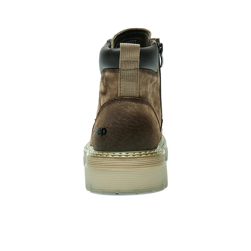 Jeep Martin Boots Men Smoke Gray/Purple Gray/Khaki-31