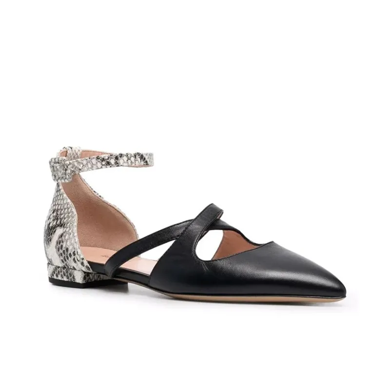BALLY Python Print detail Pointed Pumps-2