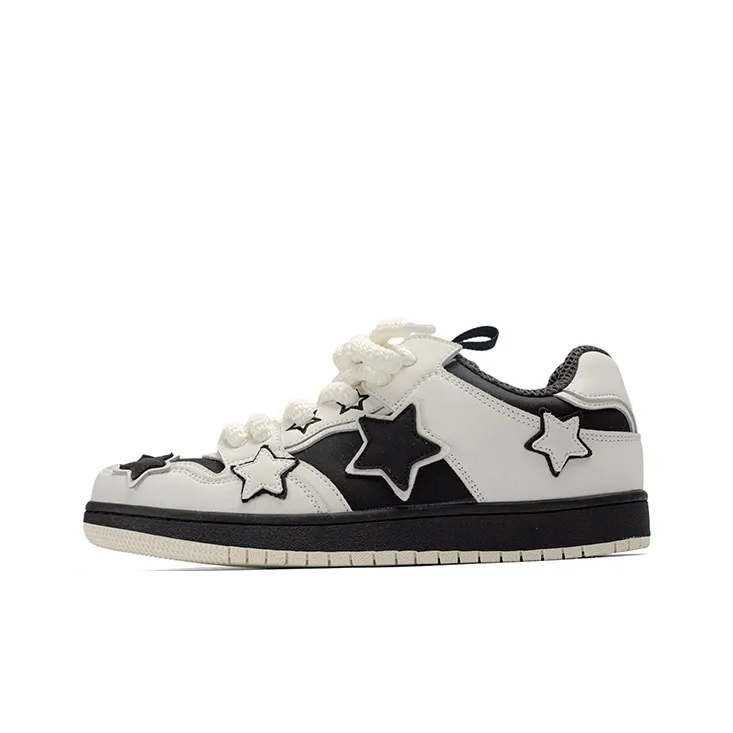 Fang Sanhuo Low Top Skateboard Shoes Unisex White-1