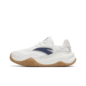 Anta Set Sail Cushioning Anti Slip And Wear Resistant Low Top Sports Casual Shoes Women's White Blue