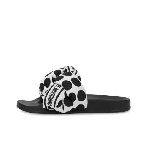 LOVE MOSCHINO Polka-dot Flat Slides