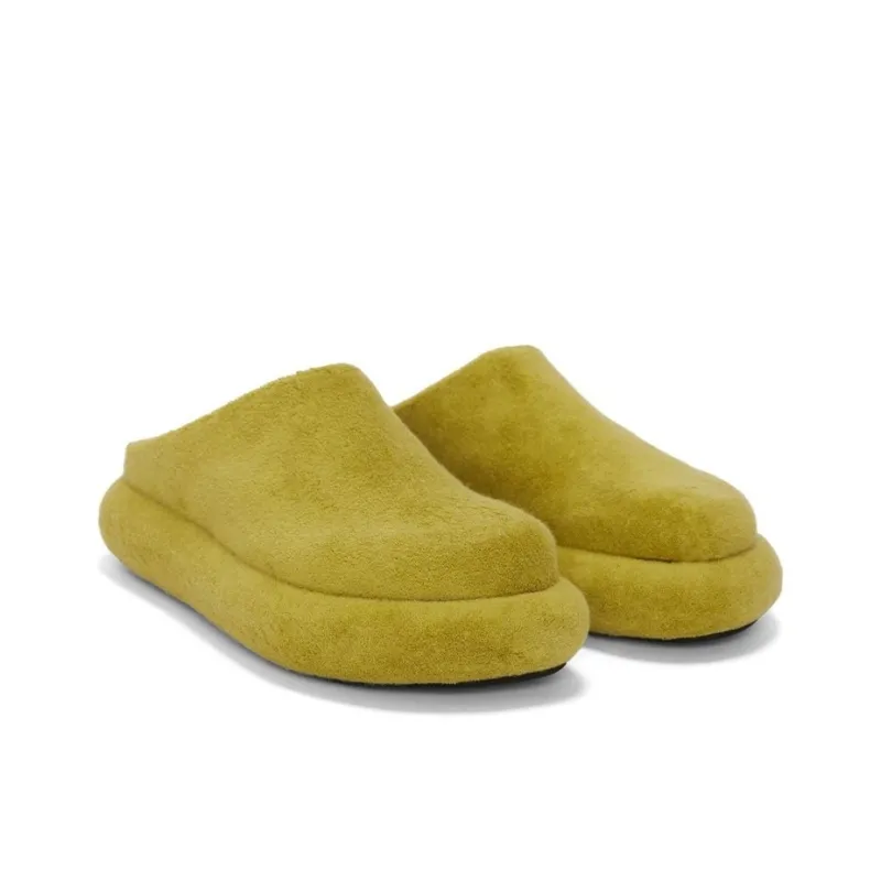 JW Anderson Rubber Sole Quiet Closed Toe Slippers Women's Tawny-2