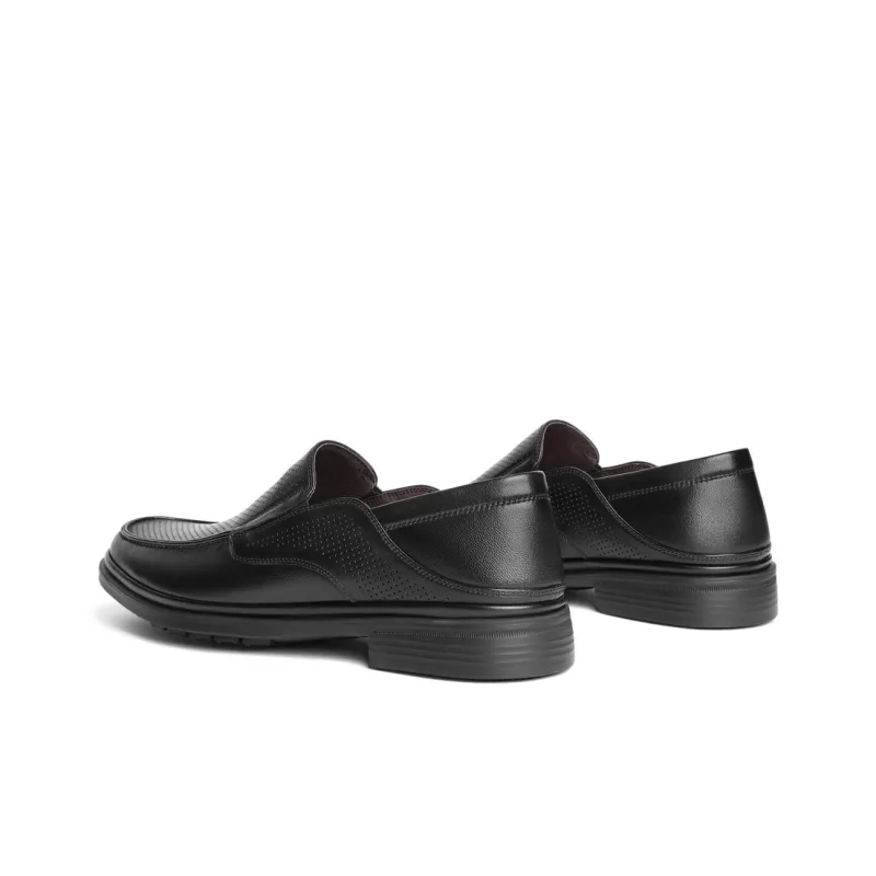 BELLE Men's Casual Shoes Men Low-Top Black-3