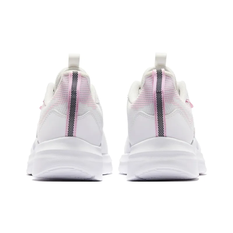 QIAODAN Anti Slip And Wear Resistant Lightweight Low Top Running Shoes Women's Pink-3