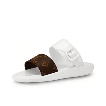 LOUIS VUITTON Sunbath Slides 'White' Women's