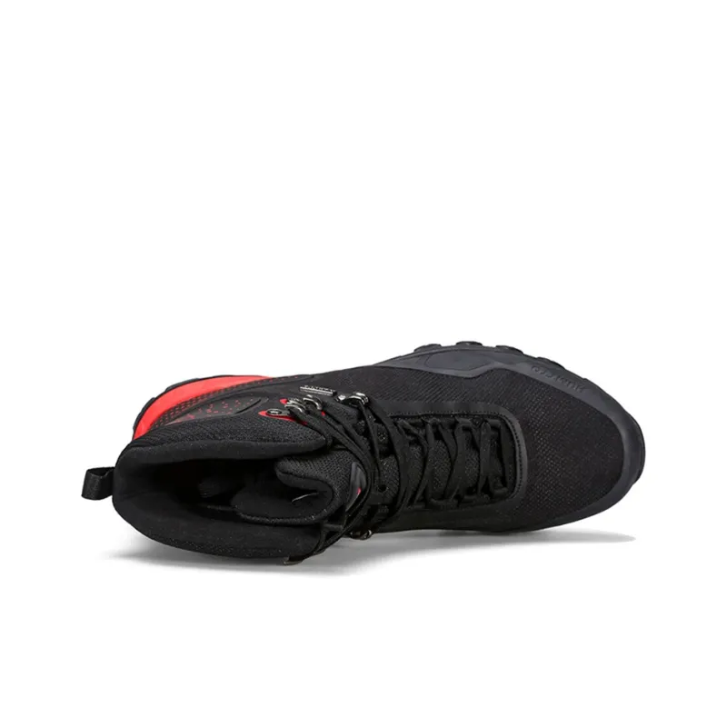 HUMTTO Lightweight, Wear resistant, And Non slip High Top Outdoor Shoes Men's Black-3