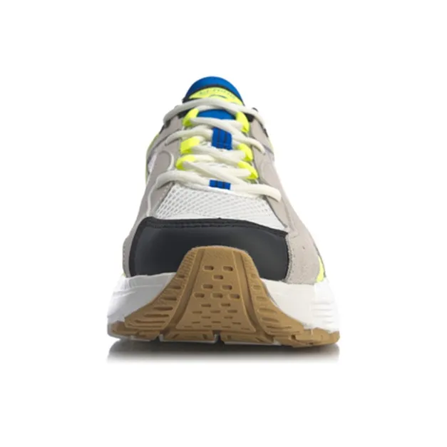 LiNing 92 Pentium Abrasion Resistant Slip Resistant Balance Low Top Sports Casual Shoes Men's Mist White-3
