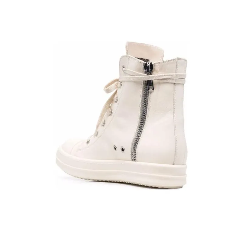 RICK OWENS Mega Bumper Leather Sneakers-4