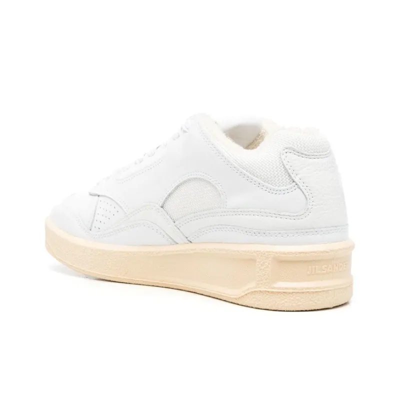 JIL SANDER Debossed-logo Low-top Sneakers-2