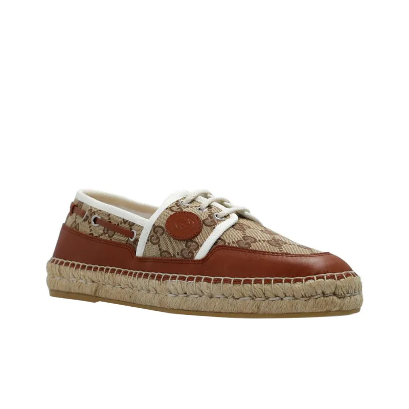 GUCCI Loafer Espadrilles 'Beige Monogram'-2