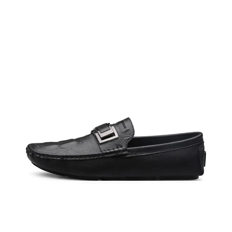 Wen Nai Casual Shoes Men's Black-0