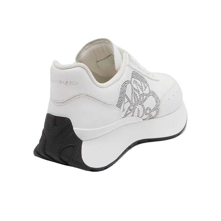 Alexander McQueen Sprint Runner White Black Women's-3