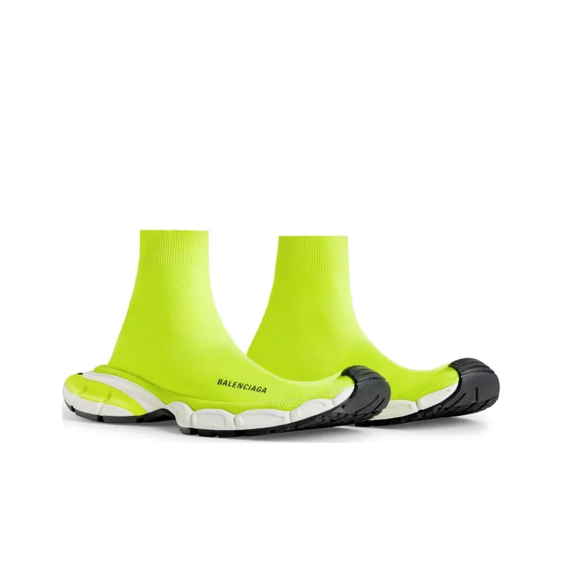 Balenciaga High Top Casual Shoes Men's Green-1