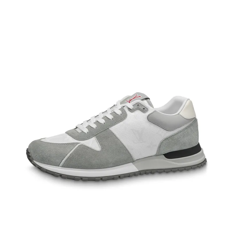 LOUIS VUITTON Run Away Sneakers 'White Grey'-0
