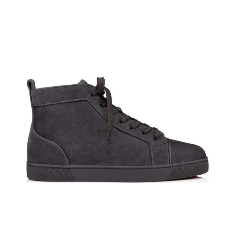 CL High Top Stylish Skateboarding Shoes Men's Gray-1