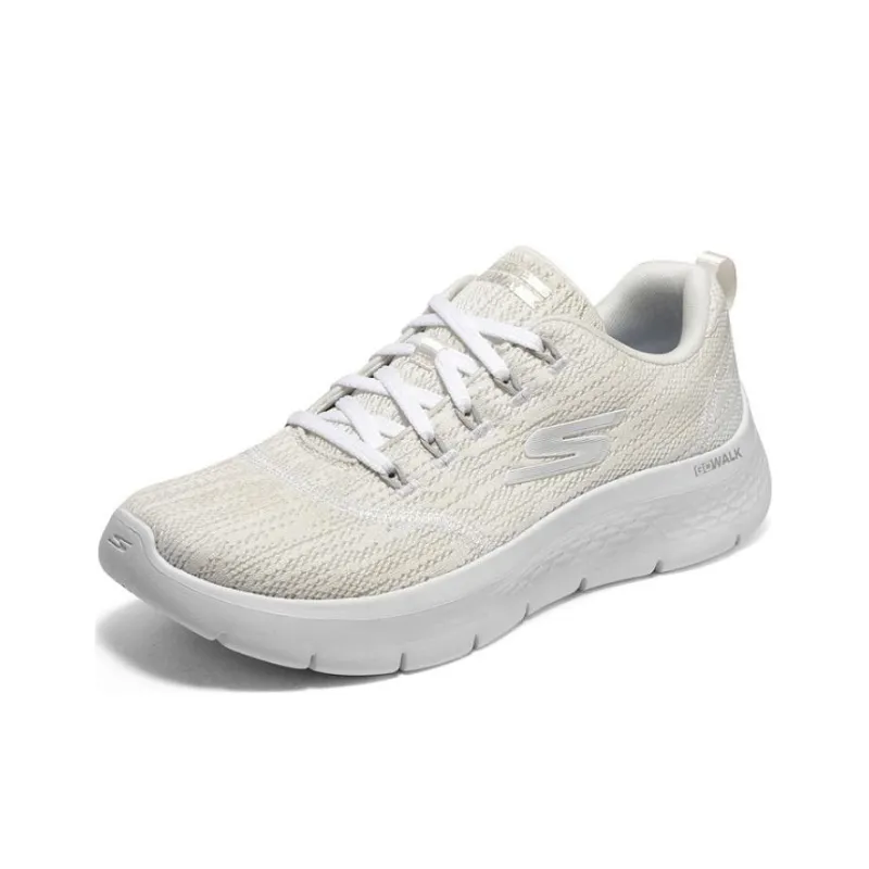 Skechers GO WALK Go Walk Cushioning, Slip Resistant, And Abrasion Resistant Low Top Casual Shoes Women's White-1