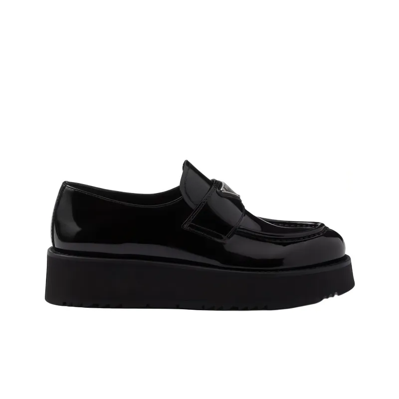 PRADA Casual Single Shoes 4.5cm Women's Black-1