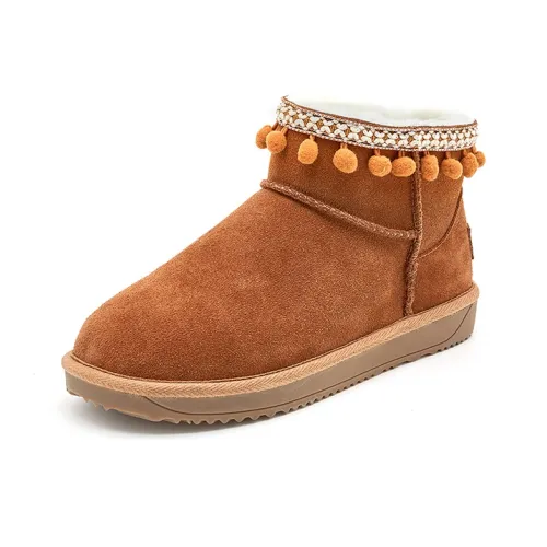 Joy&Mario Snow Boots Women's Camel