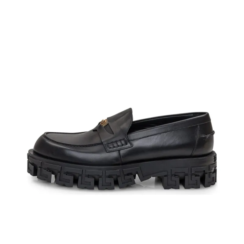 VERSACE Greca Portico Loafers-0