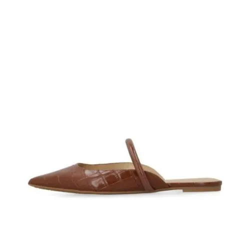 MICHAEL KORS Wrap-toe Slippers Women's Brown