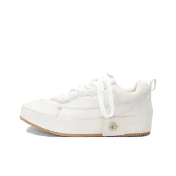 LOEWE Stylish Skateboarding Shoes Men's White