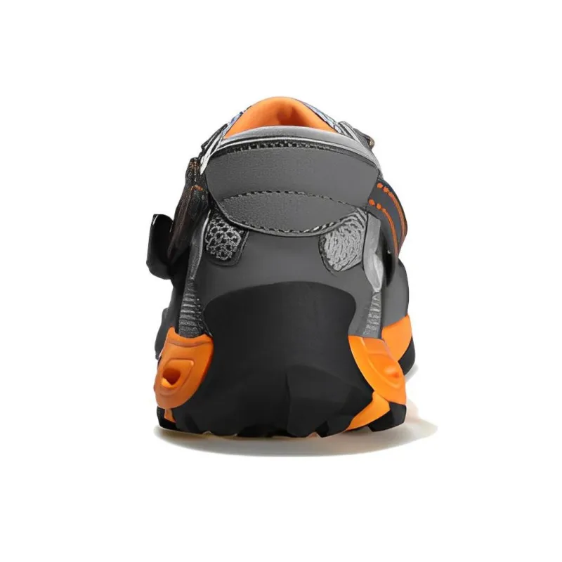 HUMTTO Slip Resistant, Abrasion Resistant, Breathable Low Top Outdoor Shoes Gray Yellow-2