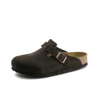 Boston Birkenstock Soft Footbed Suede 'Mocha'