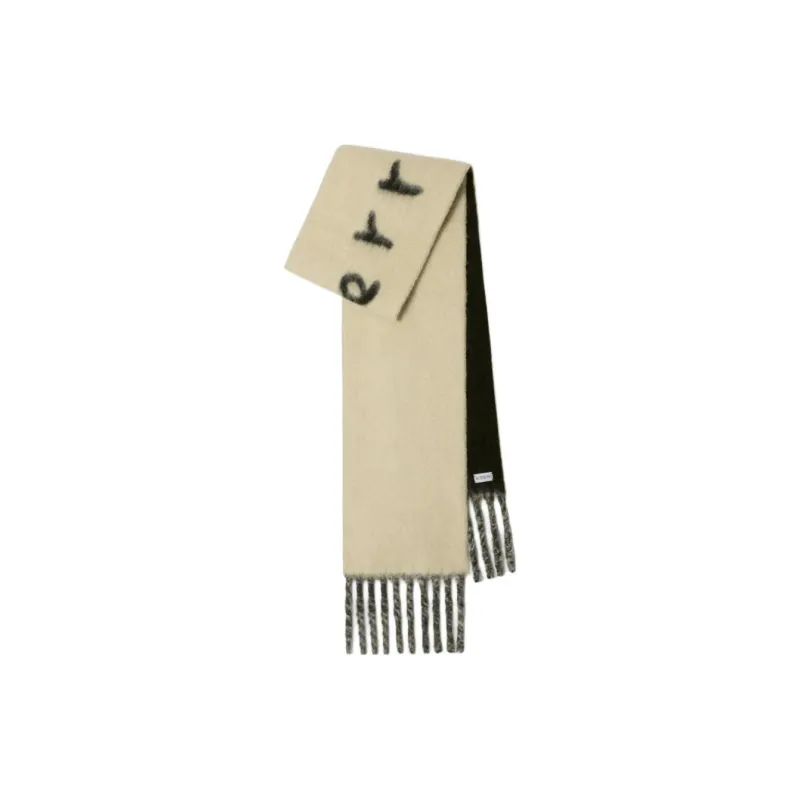 Burberry Polyamide Knit Scarves Unisex White-1