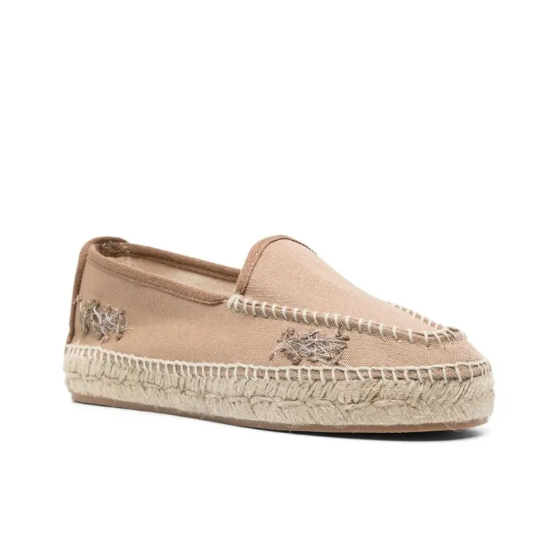 Maison Margiela Embroidered Canvas Espadrilles-2