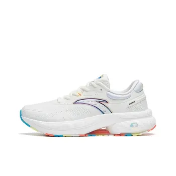 Anta C100 Cushioning Breathable Low Top Running Shoes Women's White