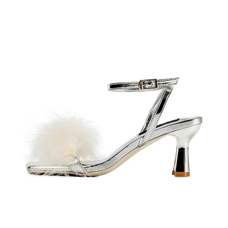 Wonderful Couple Strap Sandals 7.5cm Women's-4