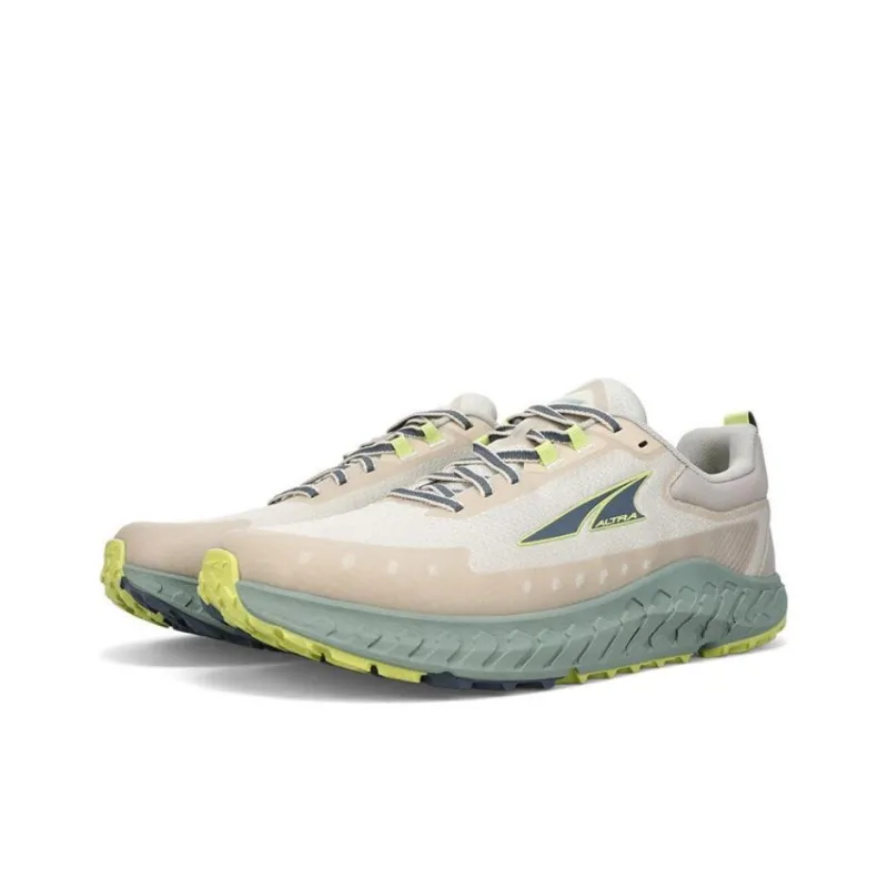 Altra Anti Slip Wear Resistant Low Top Running Shoes Men's Gray Green-2