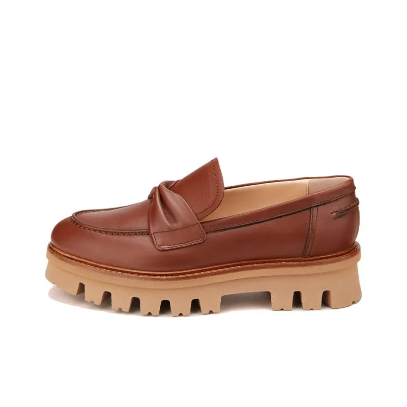 AGL Loafers 3cm Women's Light Brown-0