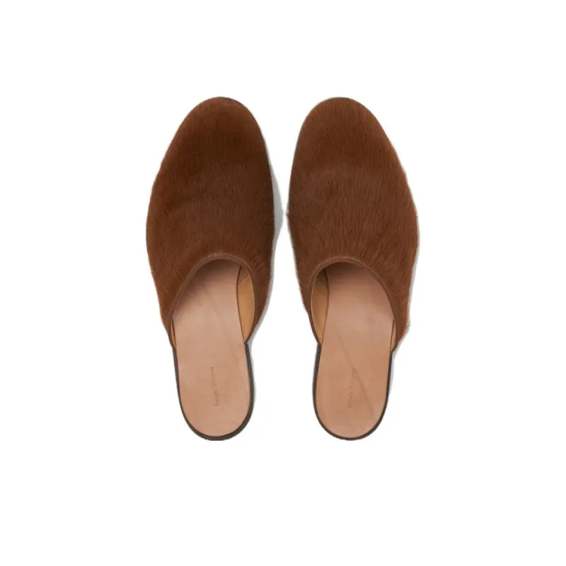 Hender Scheme Wrap-toe Slippers Men's Brown-2
