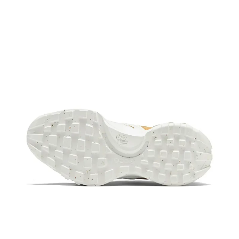 Ecco Low Top Casual Shoes Women's Mustard Yellow-3