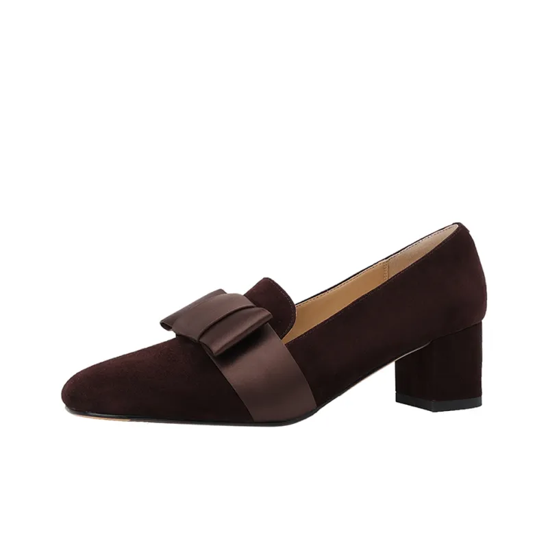 EASTTATA ET Loafers Women's Coffee-1