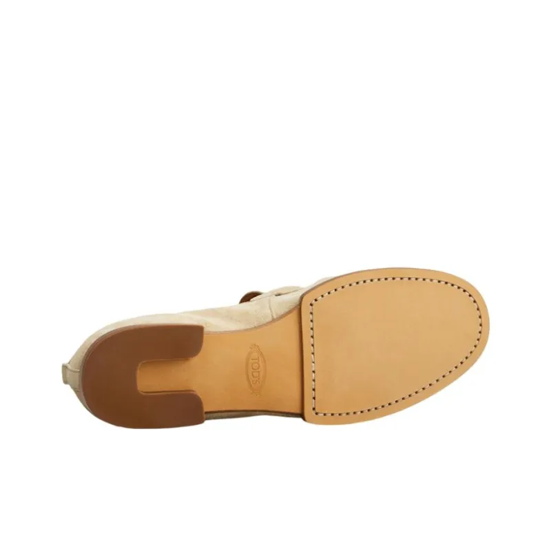 TOD'S Logo Plaque Slip On Loafers Women's-4