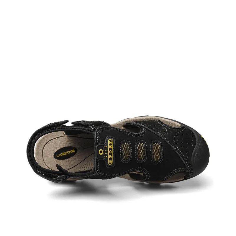 LAORENTOU River Trekking Shoes Men Black/Brown/Khaki-3