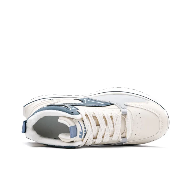 Warrior Chunky Sneakers Unisex Beige Blue-2