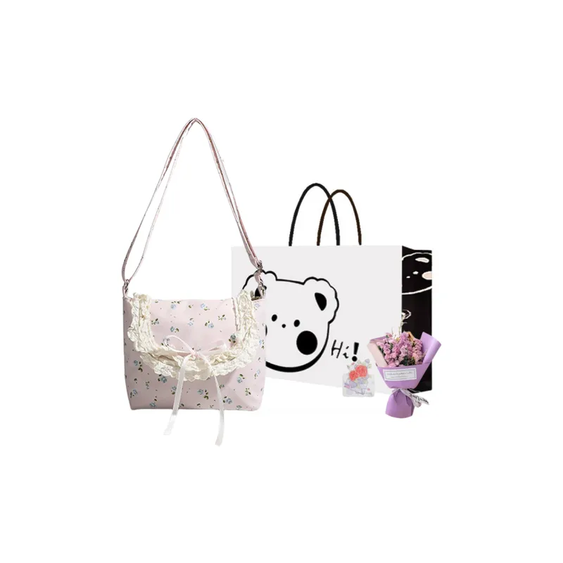 NX DOUGHNUT Canvas Canvas Bag Shoulder Bags Regular Women's Pink/Lotus Color-7