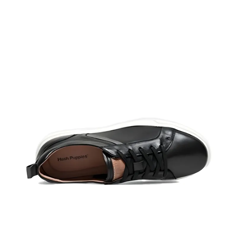 Hush Puppies Stylish Skateboarding Shoes Men's Black White-5