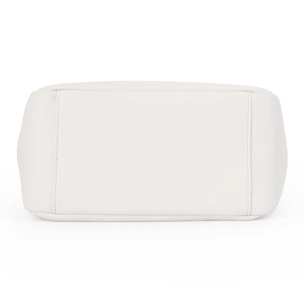Karkki Leather Crossbody Bag, Shoulder Bag Women's White-4