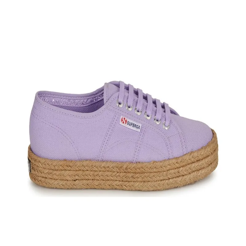 SUPERGA Wear resistant And Lightweight Low Top Skateboard Shoes Women's Purple-1